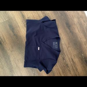 Small Caterina Scrub Top Navy Figs